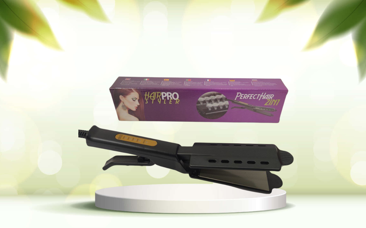 Scopri Hair Pro Style: piastra 2 in 1 per capelli lisci e asciutti in pochi minuti